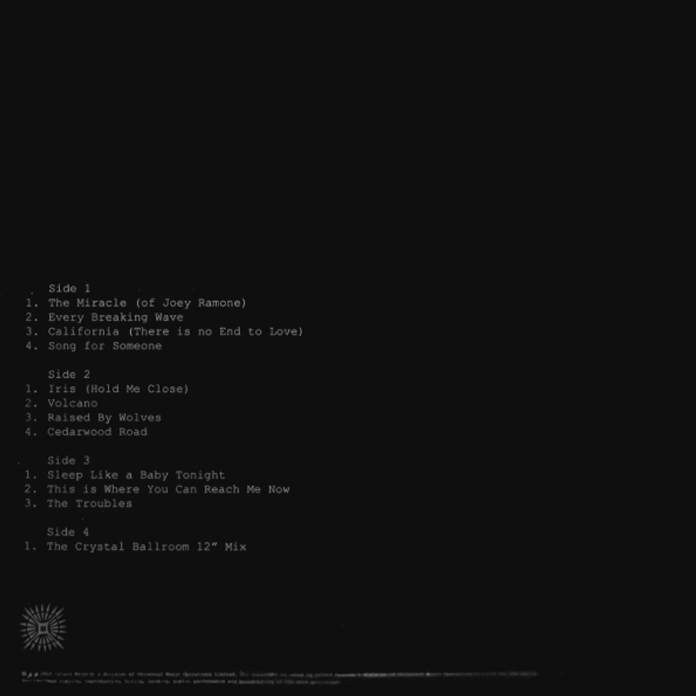 U2 / Songs Of Innocence (Coloured Vinyl)(2LP)