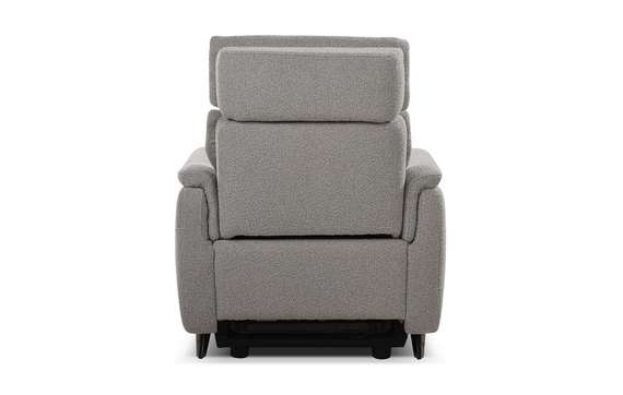 Кресло-реклайнер Level, серое букле