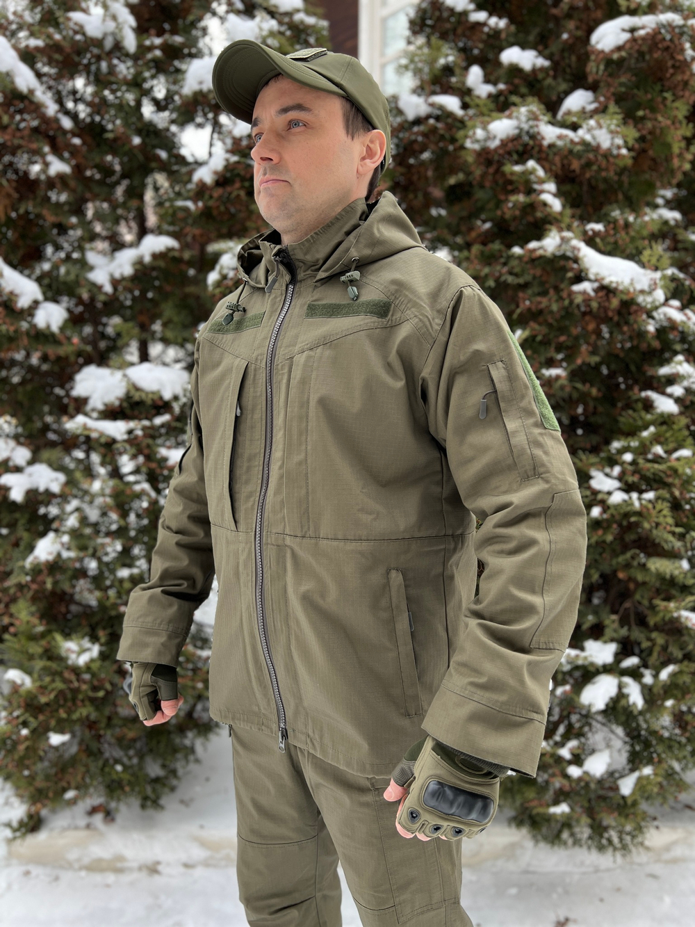 Костюм Горка 6М "Камчатка" Хаки с флисом, Рип-стоп (Беларусь)