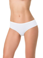 Женские трусики-слипы с лазерной обработкой краев (Размер: M) (Цвет: бежевый)