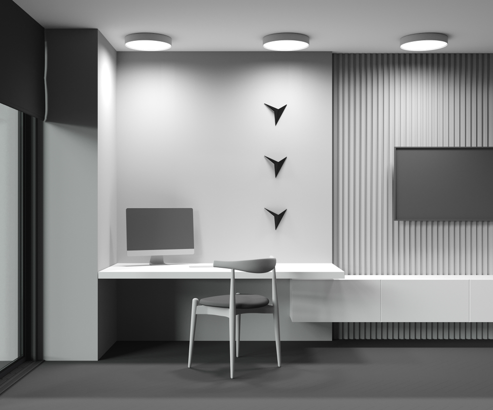 Потолочный светодиодный светильник Maytoni Zon C032CL-45W4K-RD-MG