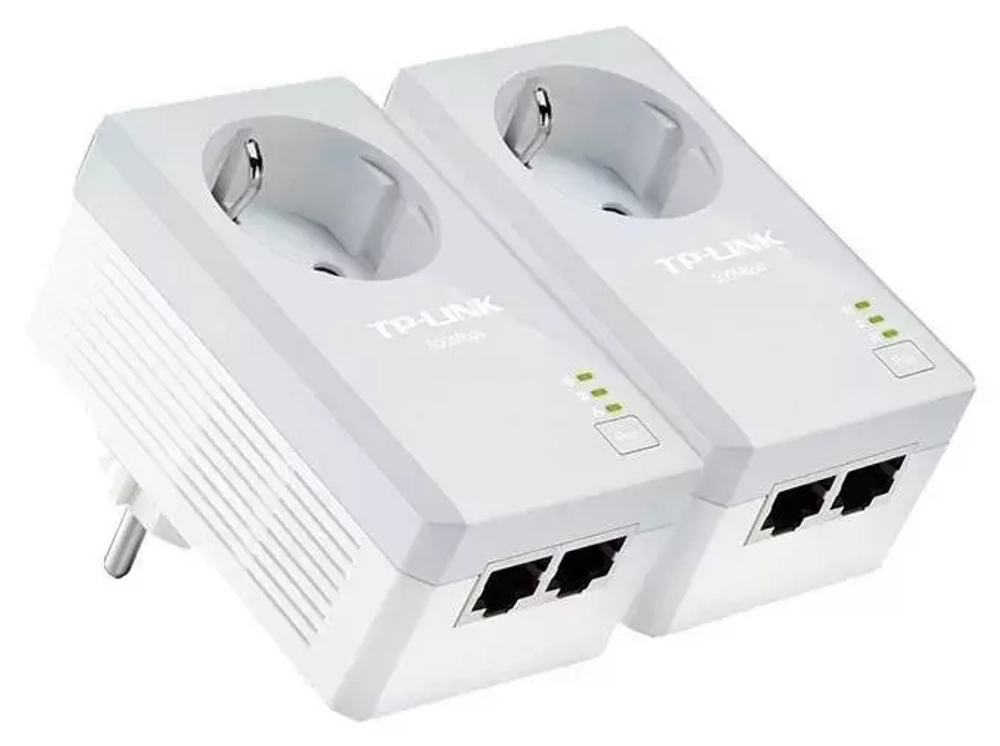 Комплект адаптеров PowerLine TP-Link TL-PA4020Pkit с розеткой