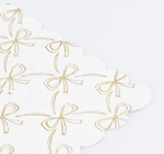 Салфетки большие "Золотые бантики" 16 шт. (2025)