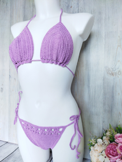 Купальник вязаный