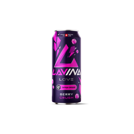 Энергетический напток LAVINA  Berry Crush 0,45 л ж\б