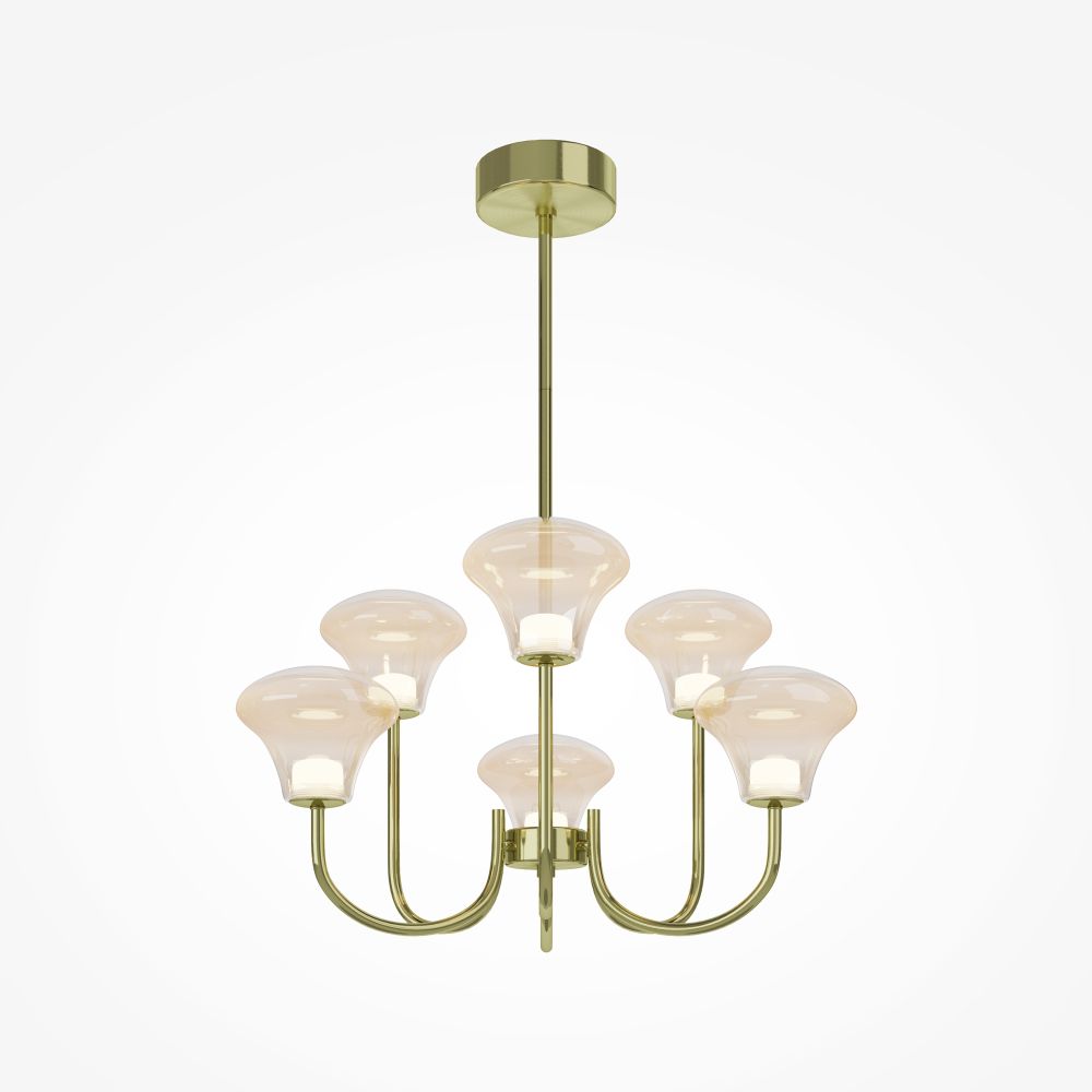 Люстра на штанге светодиодная Maytoni Dynasty MOD402PL-L20BS3K