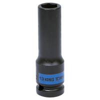 KING TONY (443513M) Головка торцевая ударная глубокая шестигранная 1/2", 13 мм