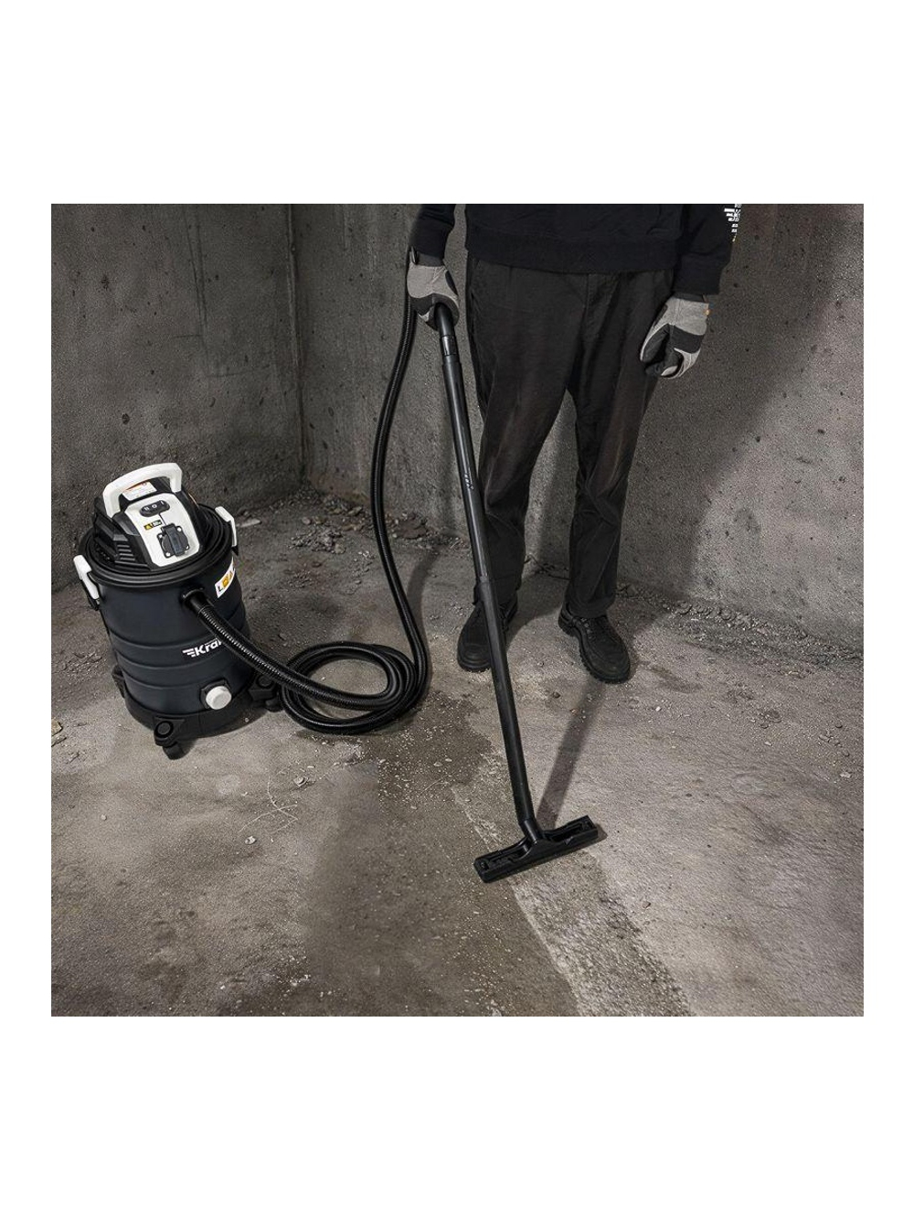 Пылесос строительный KR30 1400Вт 30л 4м Kranz KR-16-1117