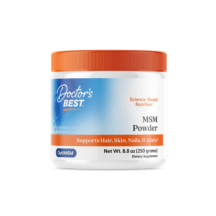 Порошок MSM, Doctor&#39;s Best MSM Powder with OptiMSM, 250 г