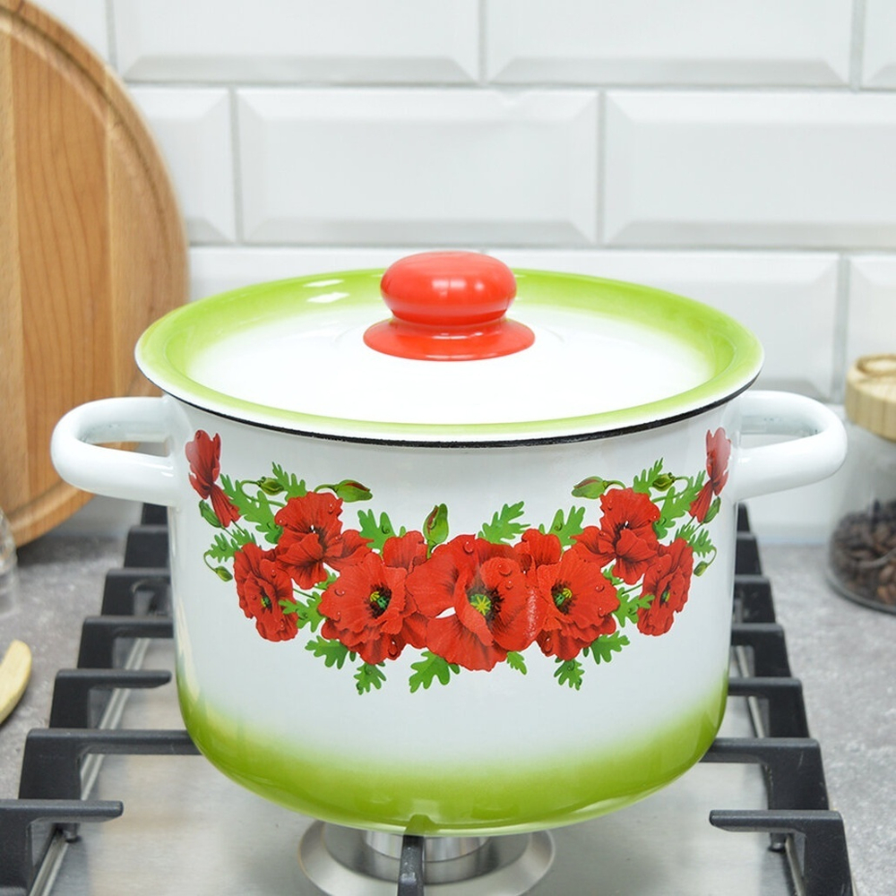 Кастрюля 4,5л "Восточный мак"