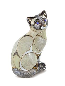 De Rosa Rinconada Керамическая статуэтка Сиамская кошка