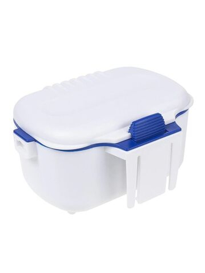 Коробка для наживки Nisus поясная термо 15х12х7.5 см, белая/синяя