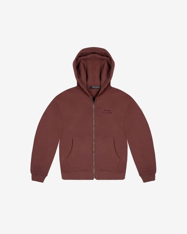 Худи Zip Virtuose de la ville коричневый - фото 1