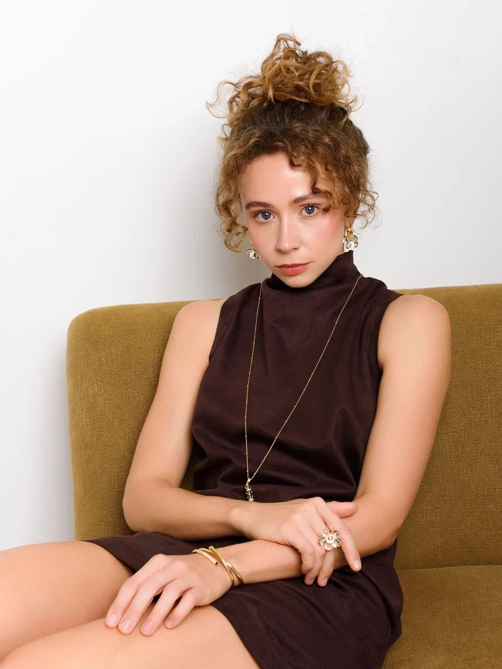 Кольцо "Bubble berry" Gold