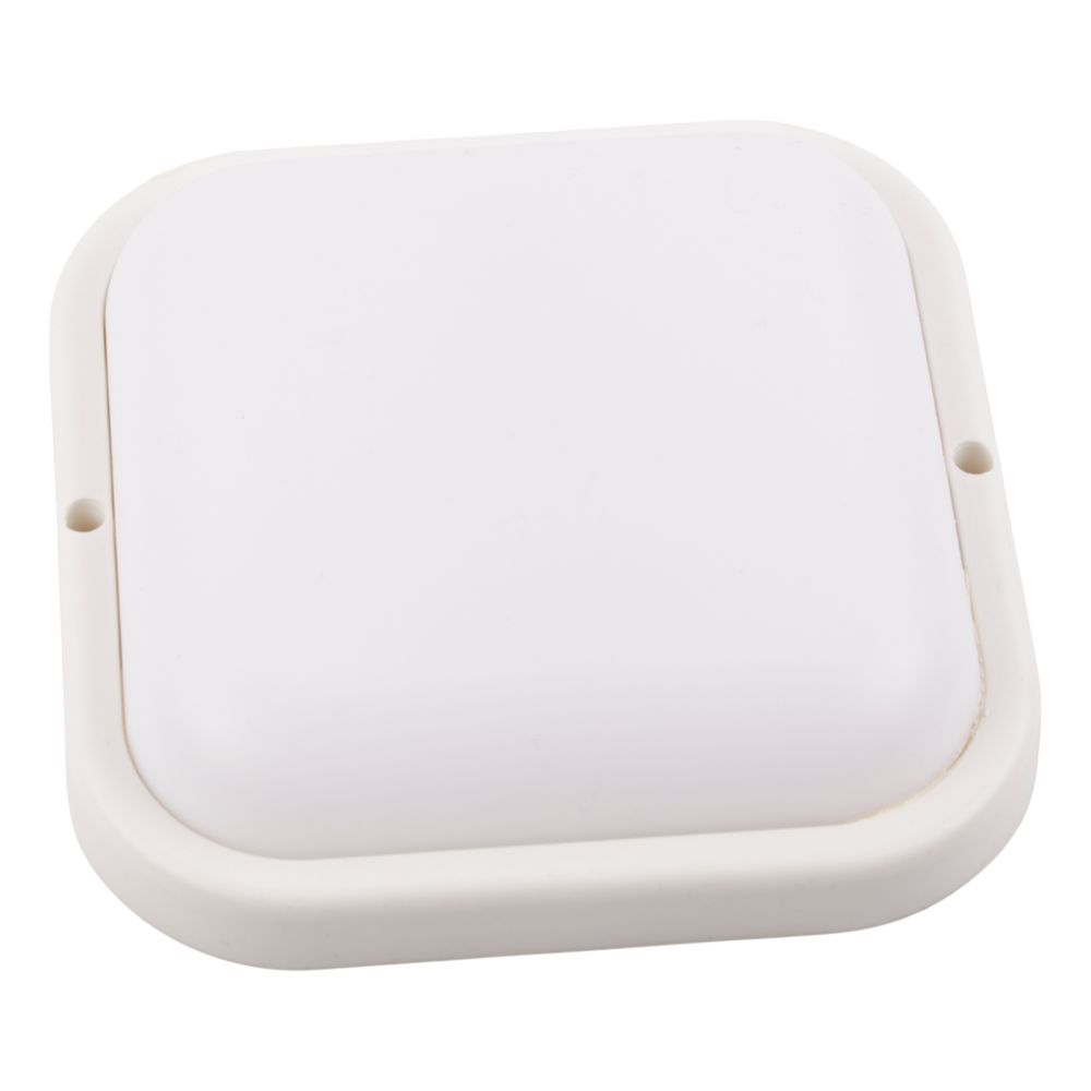 ULW-Q229 18W-4000K IP65 WHITE Светильник светодиодный влагозащищенный. Квадрат. Белый свет 4000K. 155×155×37мм. Корпус белый. ТМ Volpe