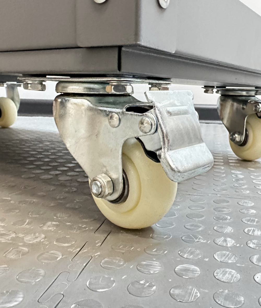 Тележка открытая на колесах 3 полки BSD133