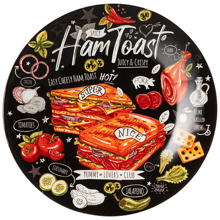 ТАРЕЛКА СЕРВИРОВОЧНАЯ КОЛЛЕКЦИЯ "BUFFET" 20 СМ МАЛ. УП.=6ШТ (МИН. ПАРТИЯ)