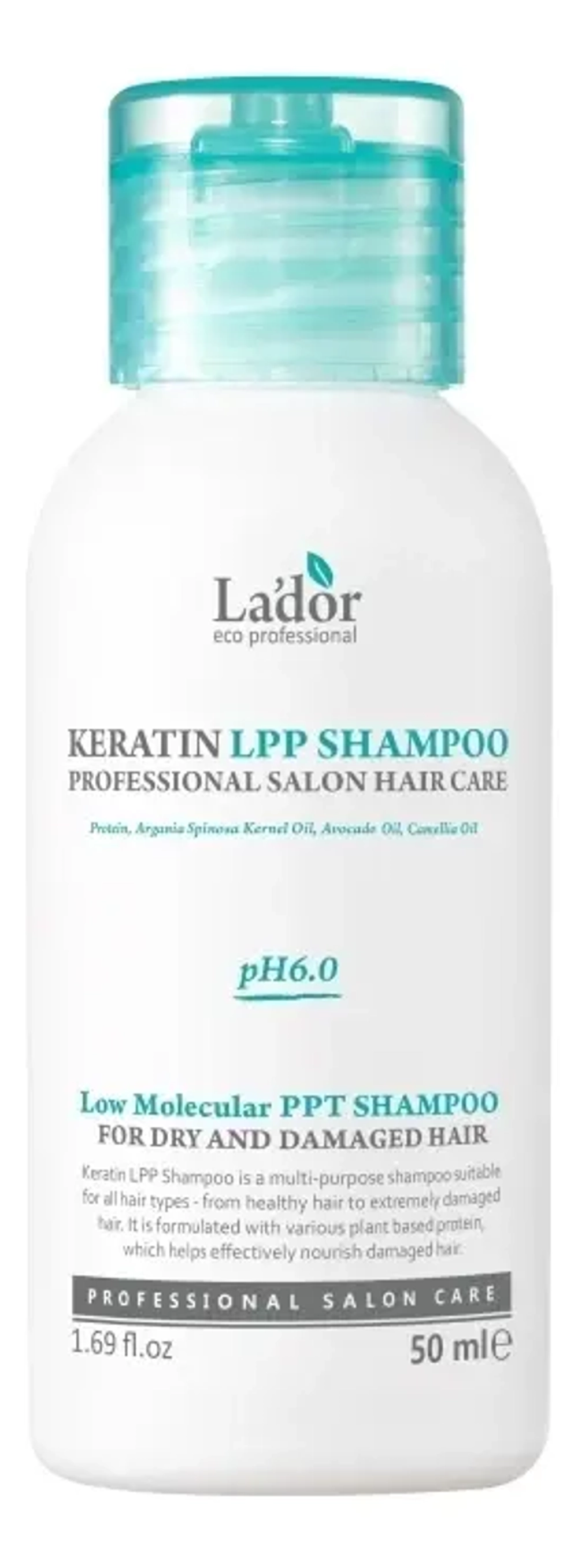 Lador Шампунь для волос кератиновый - HP6.0 Keratin LPP shampoo