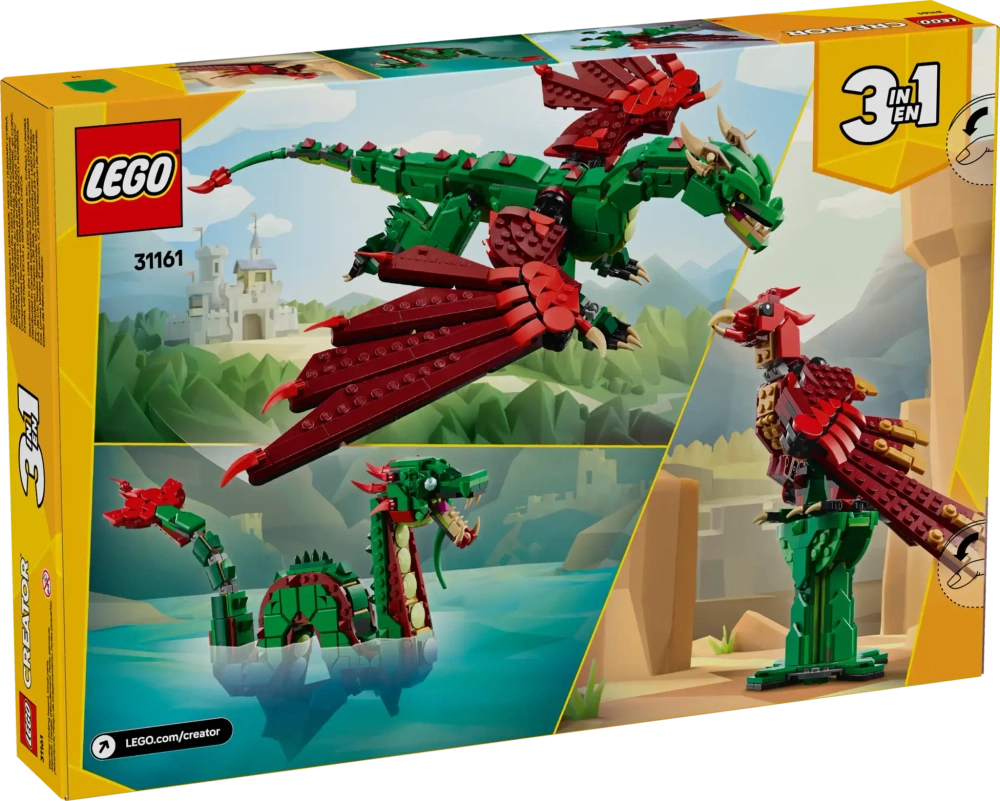 Конструктор LEGO Creator 31161 Средневековый дракон, 3в1