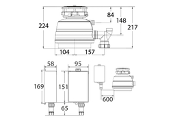Измельчитель пищевых отходов STATUS NEXT 200 Compact