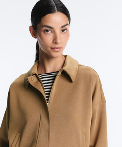 Oysho Куртка-пиджак из саржи с поясом, медный