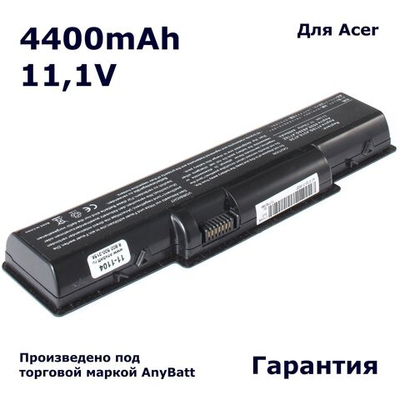 Аккумулятор AnyBatt 4400mAh для ноутбука Acer Aspire (AS07A32, AS07A42, AS07A52, AS07A72)