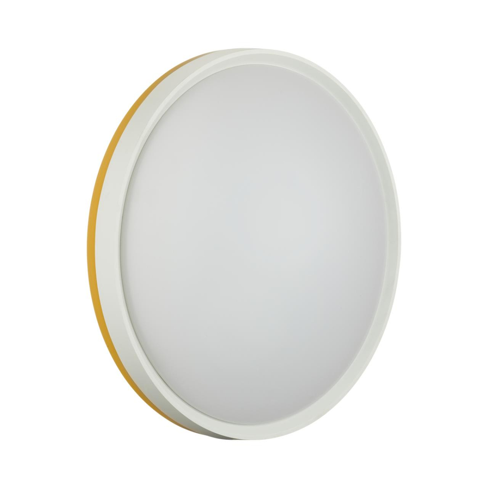 7709/EL COLOR SN 154 Светильник пластик/желтый LED 70Вт 3000-6000К D500 IP43 пульт ДУ KEZO YELLOW