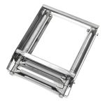 Трап телескопический выдвижной с фиксирующим механизмом, 3 серых ступени (ширина 291 мм.) (10269543)