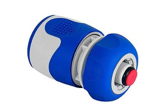 Коннектор шланг 1/2&quot; (12мм) аквастоп пласт Green Apple 27978