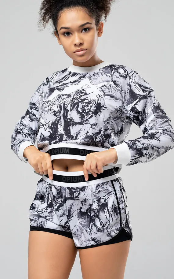 Шорты PF-79 Черно-Белый