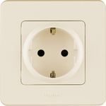 Розетка с заземлением без шторок 16А 250В слоновая кость Inspiria Legrand