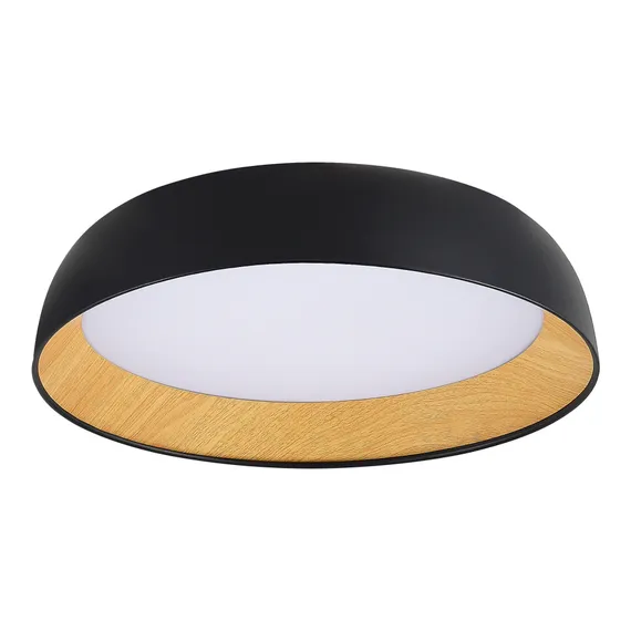 SLE1812-402-01 Светильник потолочный Черный, Древесный/белая LED 1*36W 4000K MUSE