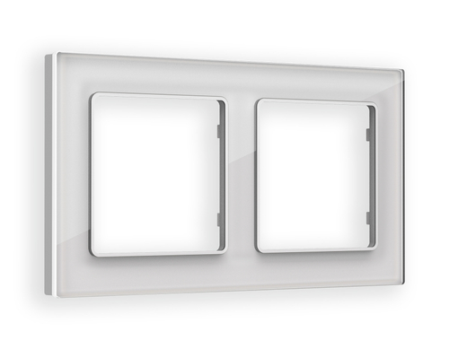 AF330402 Рамка ALFA Platos (Серебро Стекло органическое) 2-ая