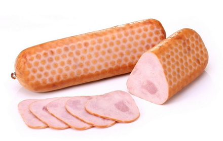 Рулет "Мозайка Люкс" копчено-вареный Брест