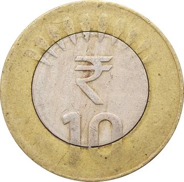 10 рупий 2011-2019 Индия