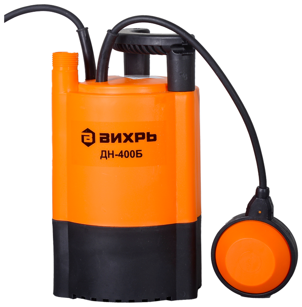Насосная станция дренажный насос для чистой воды ВИХРЬ ДН-400 (400 Вт)