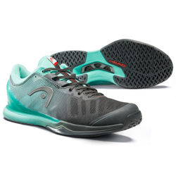 Мужские кроссовки теннисные Head Sprint Pro 3.0 Men - black/teal