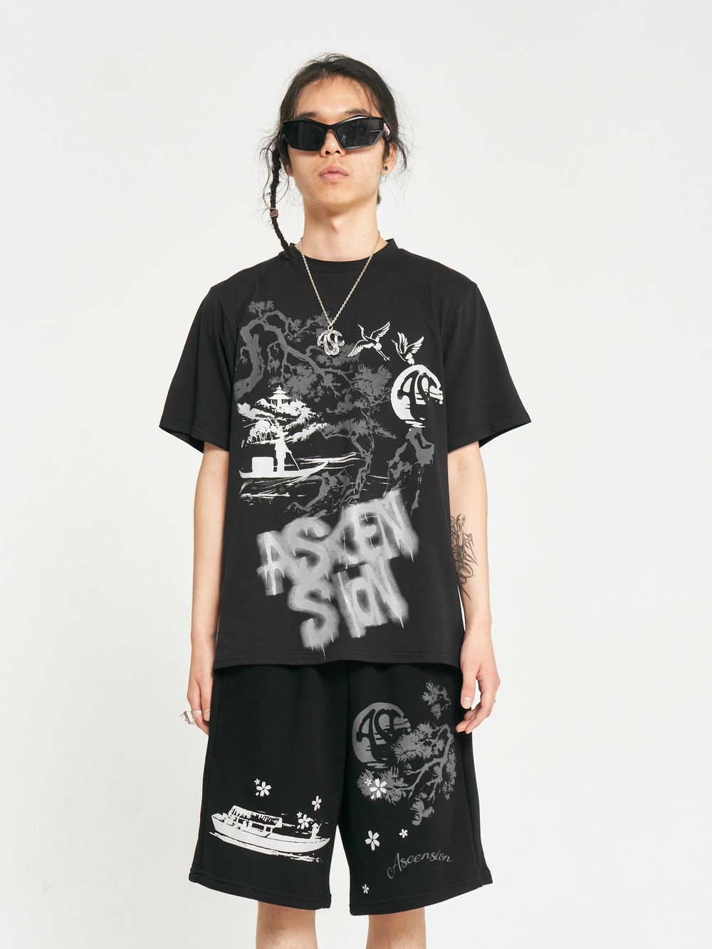 Футболка Ascension Shadoof черная