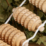 Роликовый зубчатый массажер-лента