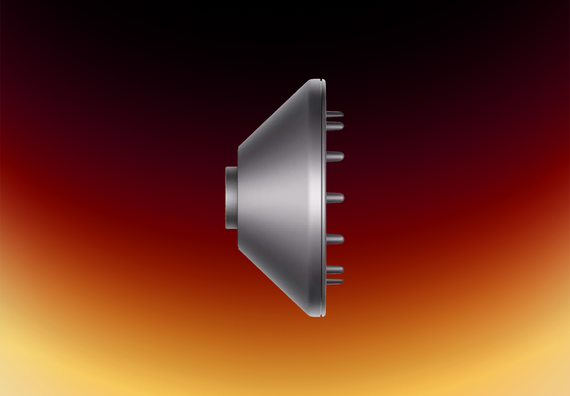 Фен Dyson Supersonic HD08 (Яркий никель/Медный)