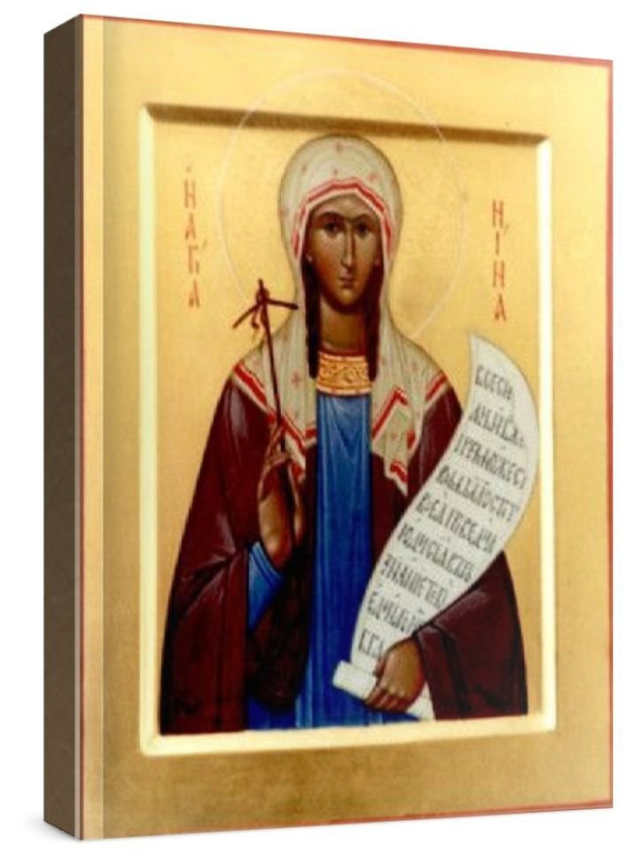 Нина, равноапостольная (рукописная икона)