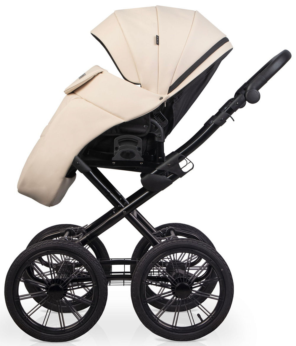Детская коляска Riko Basic Montana X Ecco Prestige 2 в 1 15 Ivory beige (бежевый)