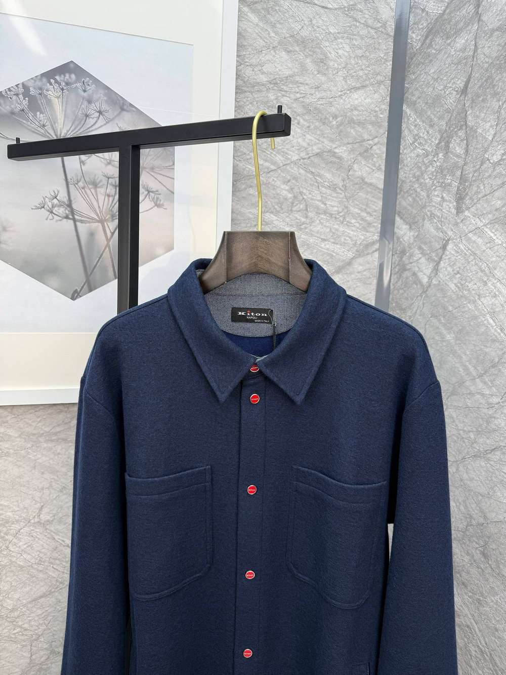 Рубашка Kiton (утепленная)