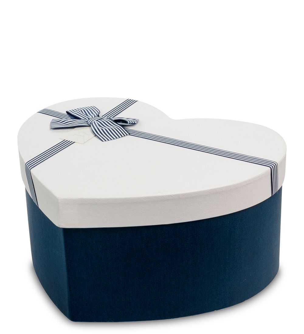 WF-94/3-A Коробка «Сердце» цв.син./молочн.