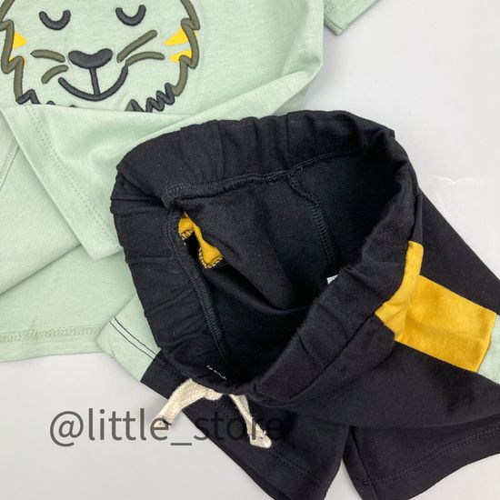 Комплект "Natural life" с оливковой футболкой