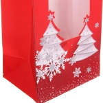 Пакет под бутылку «Мгновение» 12*35*9 см, микс