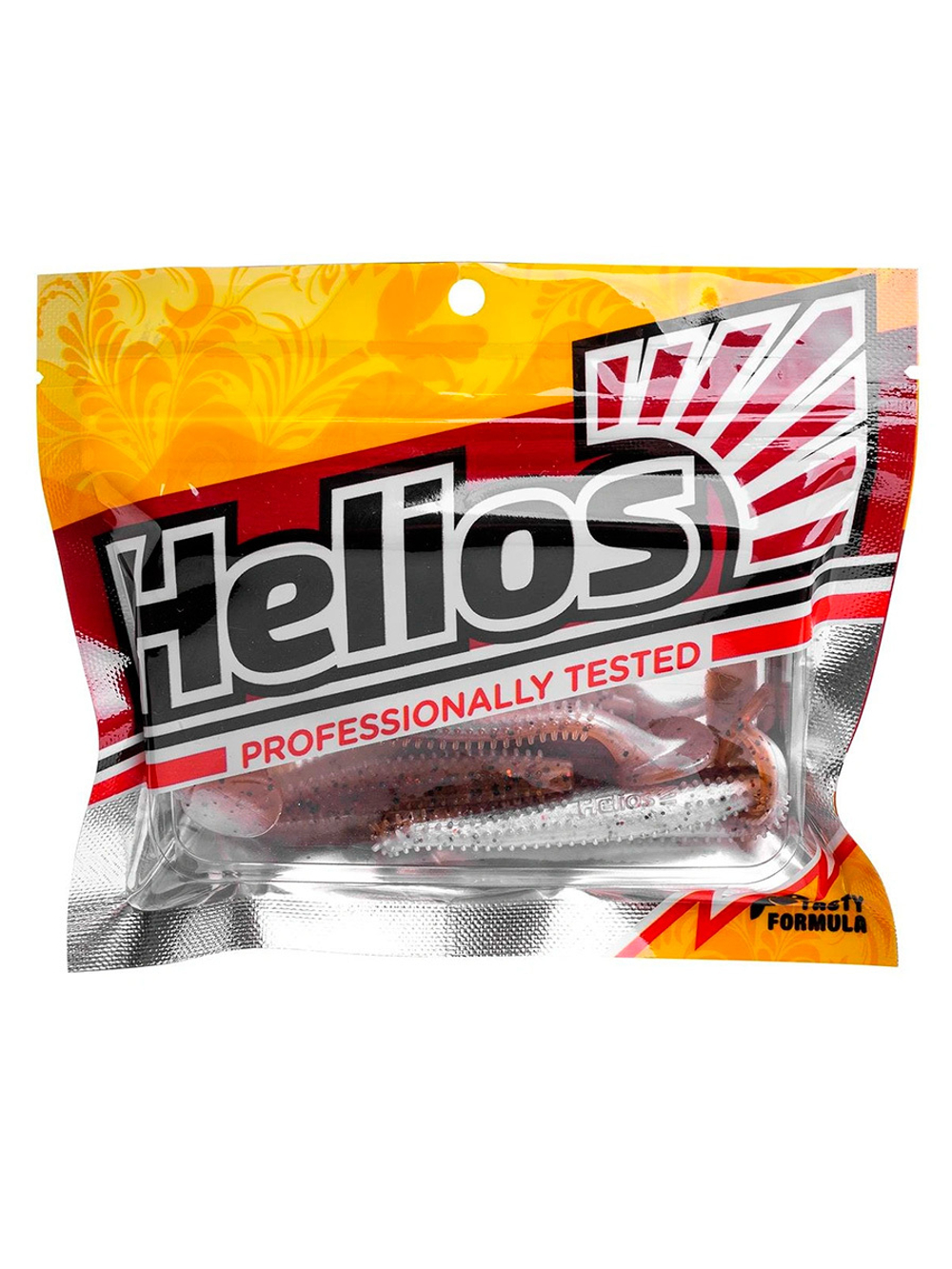 Виброхвост Helios Shaggy 5,12"/13 см Black & White 5шт. (HS-18-023)