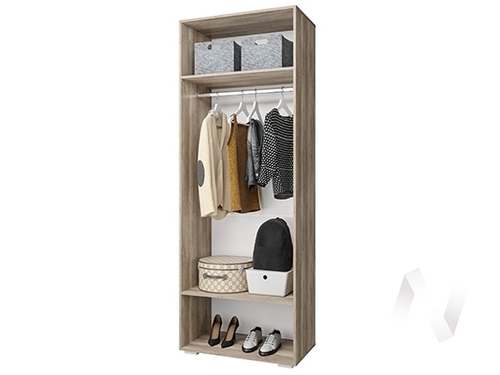 Шкаф распашной ШК-20 МС Наоми (дуб каньон/графит)