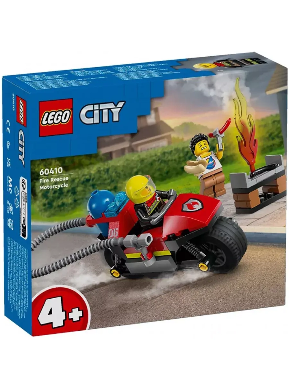 Лего Сити Пожарный мотоцикл 60410 Lego City