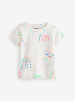 Футболка для девочки Next E65-360, 5 шт., Розовый, Белый, Сиреневый